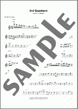 3rd Quadrant(Kenny Garrett) 楽譜 アルトサックス（ソロ） ダウンロード