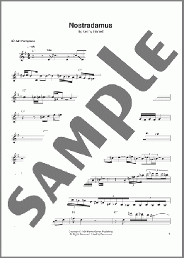 Nostradamus(Kenny Garrett) 楽譜 アルトサックス（ソロ） ダウンロード