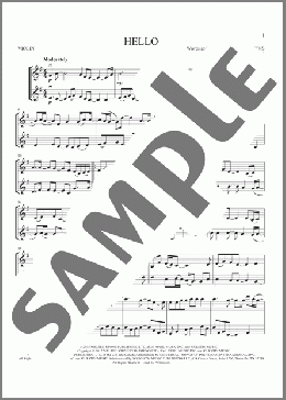 Hello(Adele) 楽譜 その他 ダウンロード