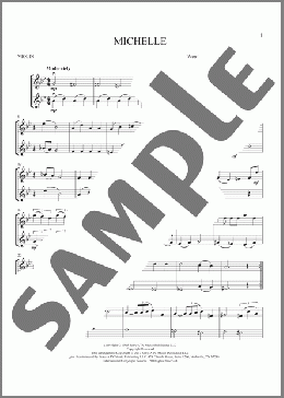 Michelle(The Beatles) 楽譜 その他 ダウンロード