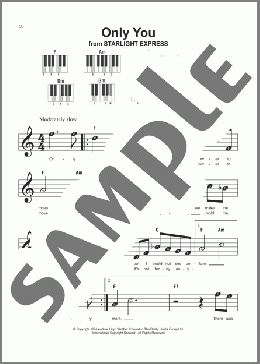 Only You(Richard Stilgoe/Andrew Lloyd Webber) 楽譜 ピアノ（ソロ） ダウンロード