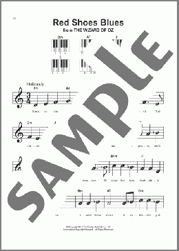 Red Shoes Blues(Tim Rice) 楽譜 ピアノ（ソロ） ダウンロード