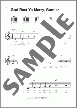 God Rest Ye Merry, Gentlemen(Traditional English Carol) 楽譜 ピアノ（ソロ） ダウンロード
