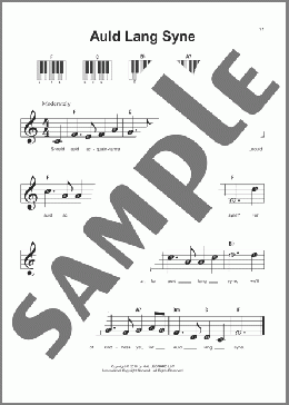 Auld Lang Syne(Traditional Scottish Melody) 楽譜 ピアノ（ソロ） ダウンロード