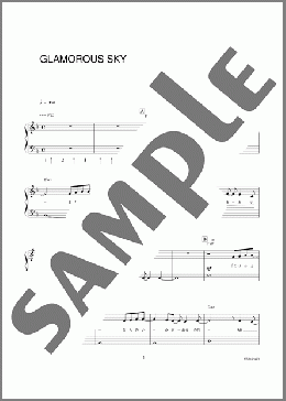 GLAMOROUS SKY(NANA starring MIKA NAKASHIMA) 楽譜 ピアノ（ソロ） 初級 ダウンロード
