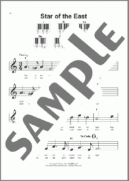 Star Of The East(George Cooper/Amanda Kennedy) 楽譜 ピアノ（ソロ） ダウンロード