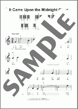 It Came Upon The Midnight Clear(Edmund Hamilton Sears/Richard Storrs Willis) 楽譜 ピアノ（ソロ） ダウンロード