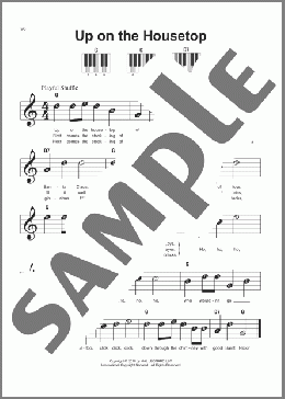 Up On The Housetop(B.R. Hanby) 楽譜 ピアノ（ソロ） ダウンロード