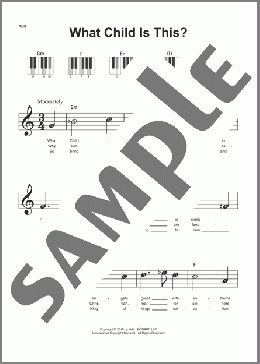 What Child Is This?(William C. Dix/16th Century English Melody) 楽譜 ピアノ（ソロ） ダウンロード