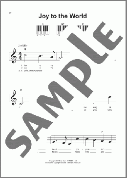 Joy To The World(Isaac Watts/Lowell Mason/George Frideric Handel) 楽譜 ピアノ（ソロ） ダウンロード