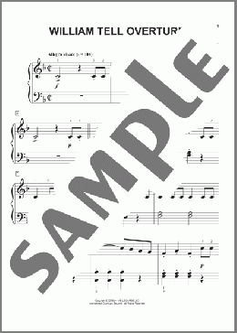 William Tell Overture (arr. Phillip Keveren)(Gioachino Rossini) 楽譜 ピアノ（ソロ） ダウンロード