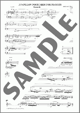 Papillon Postcards(Anthony Gilbert) 楽譜 ピアノ（ソロ） ダウンロード