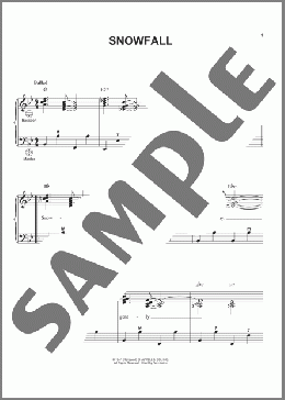 Snowfall(Tony Bennett) 楽譜 その他 ダウンロード