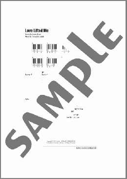 Love Lifted Me(James Rowe) 楽譜 ピアノ（歌詞 & コード） ダウンロード