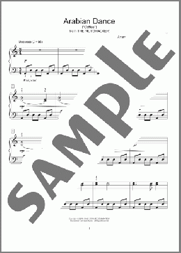Arabian Dance (Coffee) (arr. Lynda Lybeck-Robinson)(Pyotr Il'yich Tchaikovsky) 楽譜 ピアノ（ソロ） ダウンロード