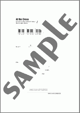 At The Cross(Isaac Watts) 楽譜 ピアノ（歌詞 & コード） ダウンロード