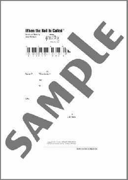 When The Roll Is Called Up Yonder(James M. Black) 楽譜 ピアノ（歌詞 & コード） ダウンロード