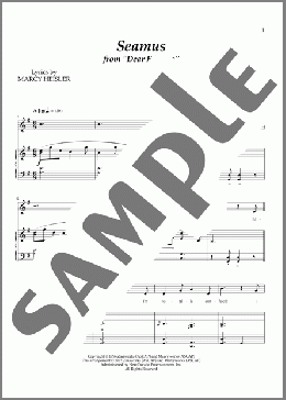 Seamus(Zina Goldrich/Goldrich & Heisler) 楽譜 ピアノ & ボーカル ダウンロード