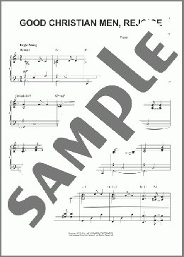 Good Christian Men, Rejoice [Jazz version] (arr. Brent Edstrom)(John Mason Neale) 楽譜 ピアノ（ソロ） ダウンロード
