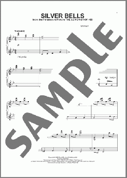 Silver Bells(Ray Evans/Jay Livingston) 楽譜 ピアノ（ソロ） ダウンロード