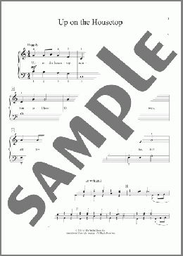 Up On The Housetop (arr. Carolyn Miller)(B.R. Hanby) 楽譜 ピアノ（ソロ） ダウンロード