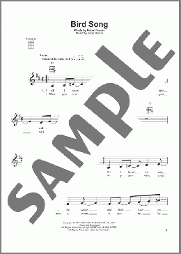 Bird Song(Grateful Dead) 楽譜 ウクレレ（弾き語り） ダウンロード