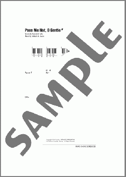 Pass Me Not, O Gentle Savior(William H. Doane) 楽譜 ピアノ（歌詞 & コード） ダウンロード