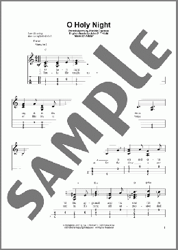 O Holy Night(Adolphe Adam/Placide Cappeau  (French)) 楽譜 その他 ダウンロード