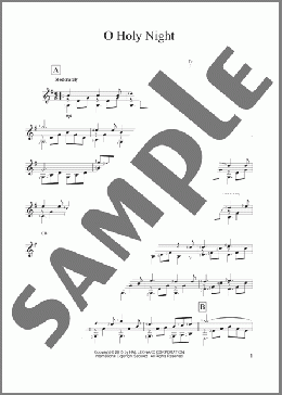 O Holy Night(Adolphe Adam/John S. Dwight/Placide Cappeau  (French)) 楽譜 ギター（その他） ダウンロード