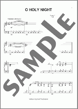 O Holy Night(John S. Dwight) 楽譜 ピアノ（ソロ） ダウンロード