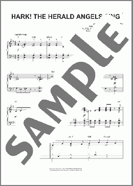 Hark! The Herald Angels Sing [Jazz version] (arr. Brent Edstrom)(Charles Wesley/Felix Mendelssohn-Bartholdy) 楽譜 ピアノ（ソロ） ダウンロード