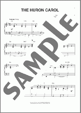The Huron Carol [Jazz version] (arr. Brent Edstrom)(Trad. Canadian-Indian Melody/Trad. French-Canadian Text) 楽譜 ピアノ（ソロ） ダウンロード