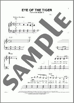 Eye Of The Tiger(Survivor) 楽譜 その他 ダウンロード