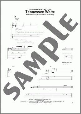 Tennessee Waltz(Patti Page/Pee Wee King/Tommy Emmanuel/Patty Page) 楽譜 ギター（ソロ） ダウンロード