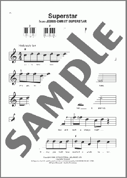 Superstar(Murray Head w／Trinidad Singers) 楽譜 ピアノ（ソロ） ダウンロード