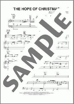 The Hope Of Christmas(Ann Hampton Callaway) 楽譜 ピアノ & ボーカル & ギター ダウンロード