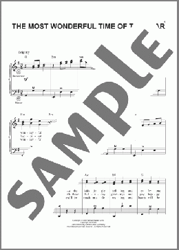 The Most Wonderful Time Of The Year(George Wyle) 楽譜 その他 ダウンロード