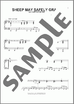 Sheep May Safely Graze [Jazz version](Johann Sebastian Bach) 楽譜 ピアノ（ソロ） ダウンロード