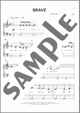 Brave (arr. Phillip Keveren)(Sara Bareilles) 楽譜 ピアノ（ソロ） ダウンロード