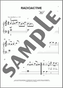 Radioactive (arr. Phillip Keveren)(Imagine Dragons) 楽譜 ピアノ（ソロ） ダウンロード