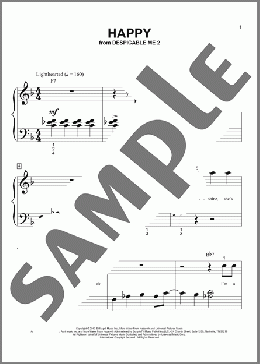Happy (arr. Phillip Keveren)(Pharrell) 楽譜 ピアノ（ソロ） ダウンロード