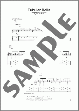 Tubular Bells(Mike Oldfield) 楽譜 ギター（その他） ダウンロード