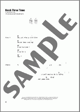 Knock Three Times(Dawn) 楽譜 ギター（コード） ダウンロード