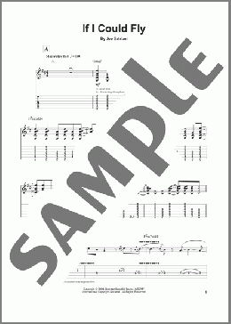 If I Could Fly(Joe Satriani) 楽譜 ギタースコア ダウンロード