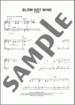 Slow Hot Wind (Lujon) [Jazz version] (arr. Brent Edstrom)(Henry Mancini) 楽譜 ピアノ（ソロ） ダウンロード
