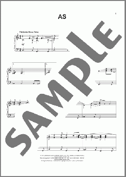 As [Jazz version](Stevie Wonder) 楽譜 ピアノ（ソロ） ダウンロード