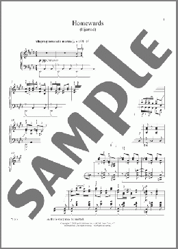 Homewards (Hjemad), Op. 62, No. 6(Edvard Grieg) 楽譜 ピアノ（ソロ） ダウンロード
