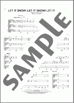 Let It Snow! Let It Snow! Let It Snow!(Jule Styne/Sammy Cahn/Sammy Cahn & Julie Styne) 楽譜 ギターアンサンブル ダウンロード