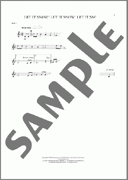 Let It Snow! Let It Snow! Let It Snow!(Jule Styne/Sammy Cahn/Sammy Cahn & Julie Styne) 楽譜 ホルンソロ ダウンロード