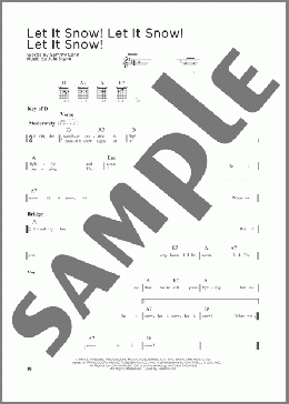 Let It Snow! Let It Snow! Let It Snow!(Jule Styne/Sammy Cahn/Sammy Cahn & Julie Styne) 楽譜 ギターリード ダウンロード